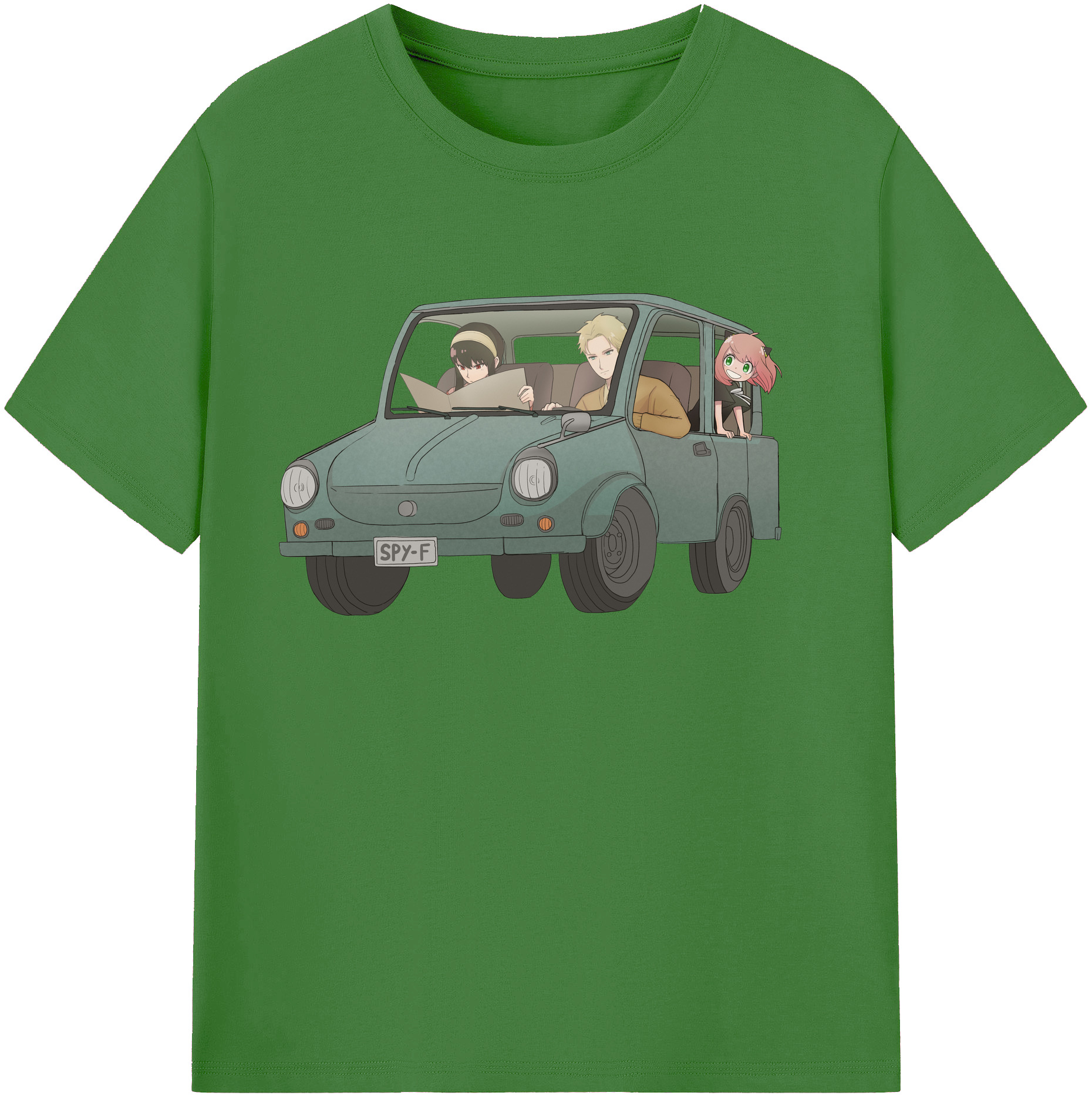 （画像用） SPY×FAMILY间谍家家酒 レディースカジュアルプリントTシャツ（綿100％）